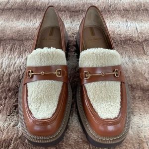 Sam Edelman Laurs Lug Sole Loafer Dark Mocha/Naural Box Leather